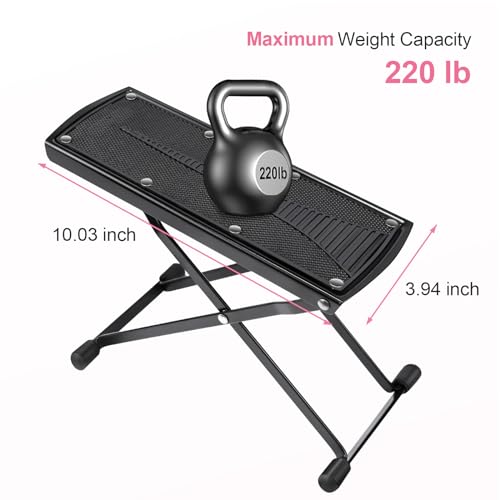 6 Heights Adjustable Non-Slip Pedicure Foot Rest A483