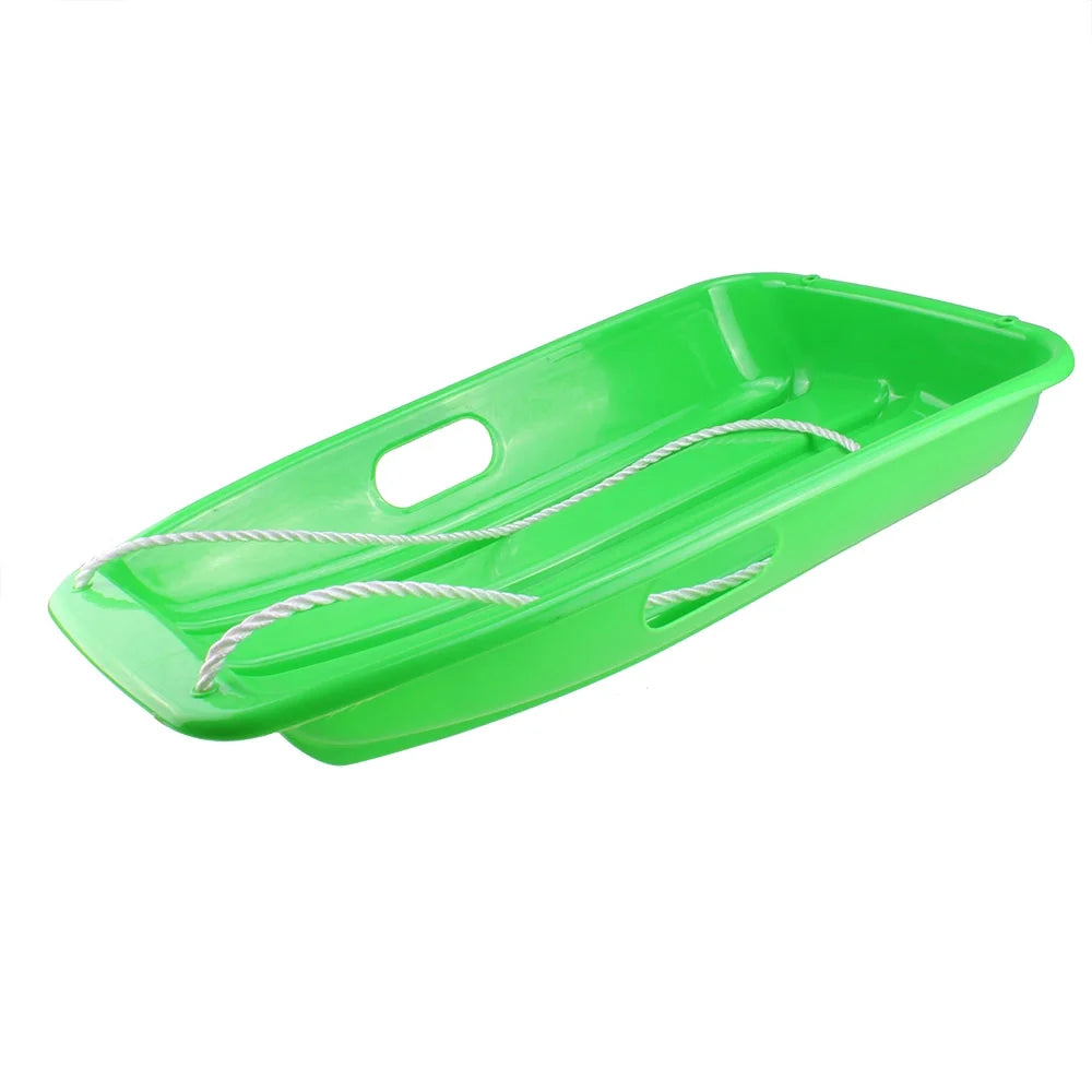 Green Plastic Snow Sled, 25.6*14.2*4.3 inch F212140