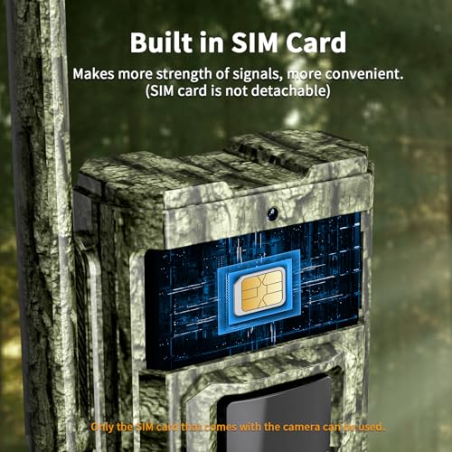 Cellular Trail Camera with Night Vision Motion Activated Waterproof IP66 S9454