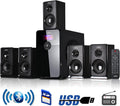 Black 5.1 Channel Bluetooth Speaker System I151531
