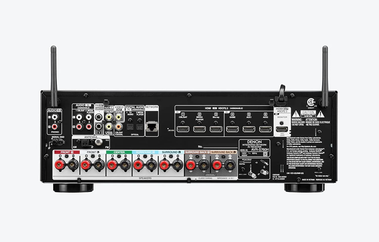 Restored 7.2 Home Theater AV 8K Ultra HD 4K/120 E80788