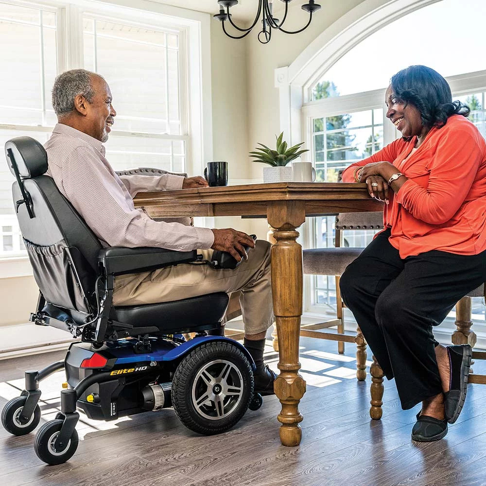 Red Heavy Duty Power Chair A986