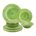 12-Piece Melamine Dinnerware Set, Service for 4 Y45661