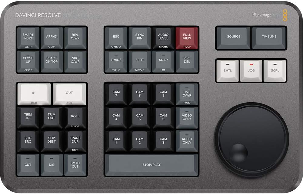Davinci Resolve Speed Editor Bundle with Davinci Resolve 17 Studio (Activation Card) (2 Items) O810829