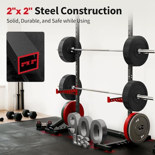 Adjustable Squat Rack with Pull-Up Bar U5134