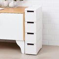 Thin Floor Cabinet with Drawer and Storage Shelf L53853