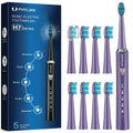 Sonic Electric Toothbrush with 8 Brush Heads W106