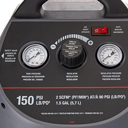 150 PSI 1.5 Gallon Oil-Free Compressor T1986