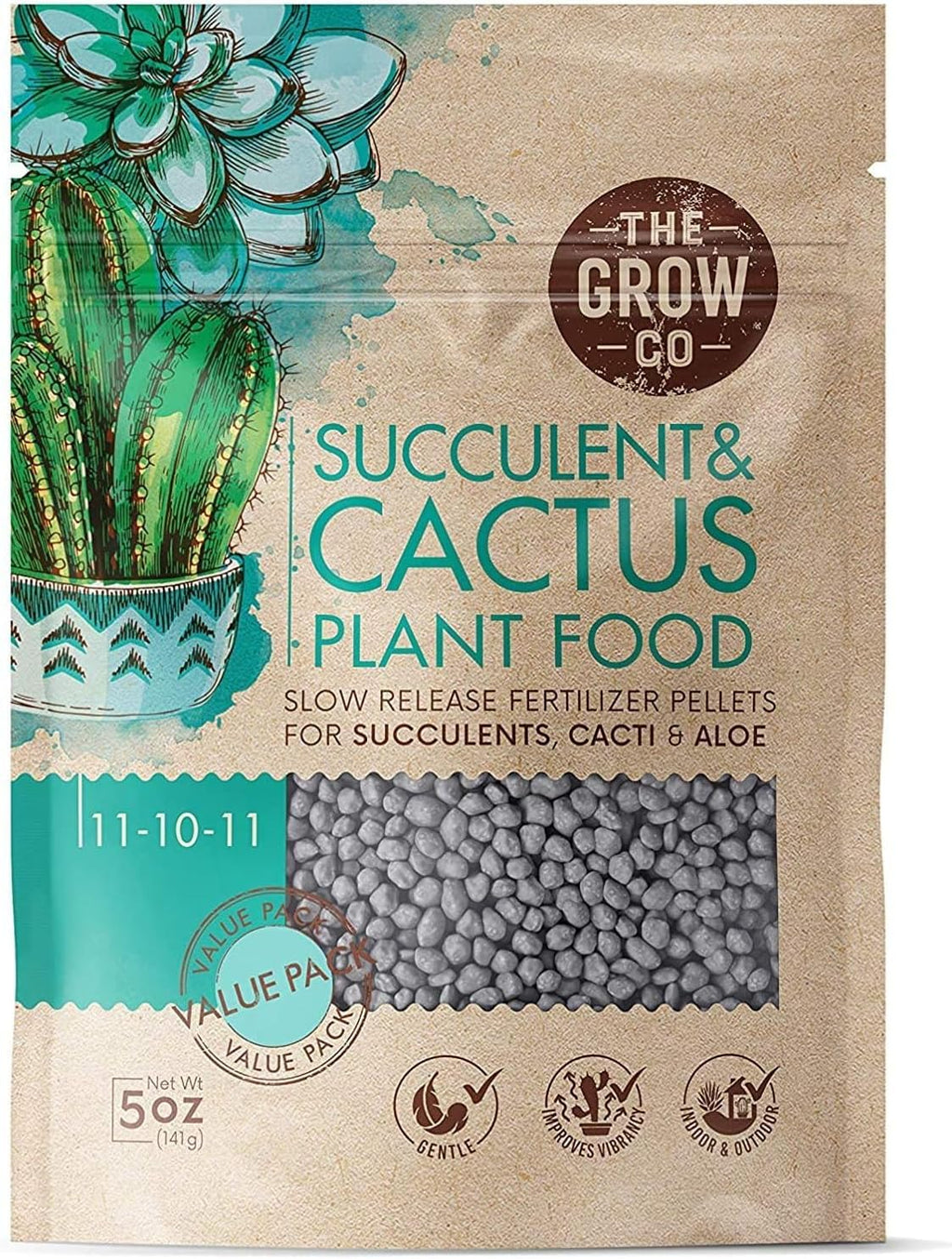 Succulent & Cactus Plant Food Slow Release Fertilizer (5 oz) O509