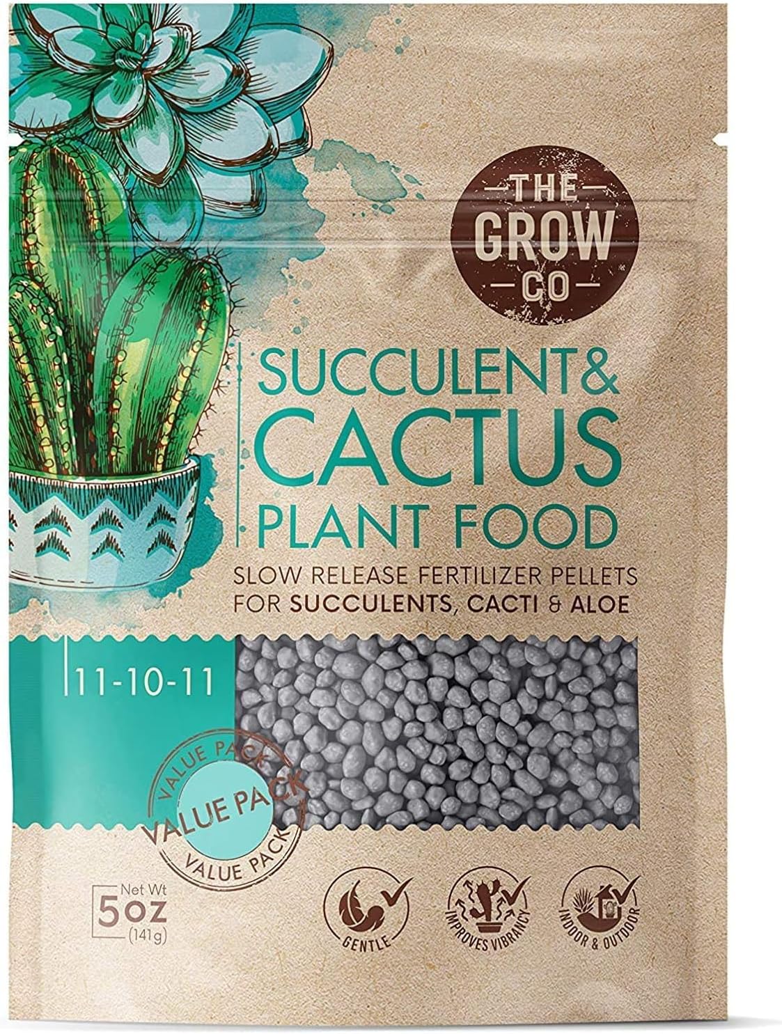 Succulent & Cactus Plant Food Slow Release Fertilizer (5 oz) O509