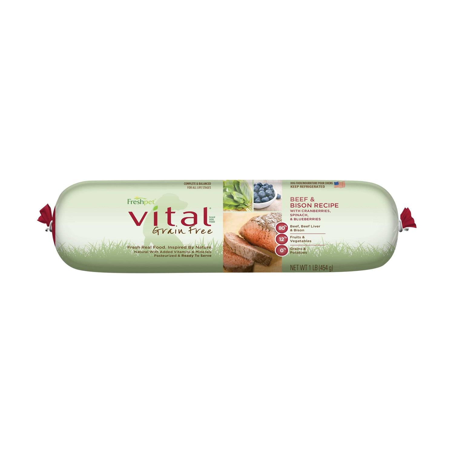 Grain-Free Beef & Bison Fresh Dog Food V461287