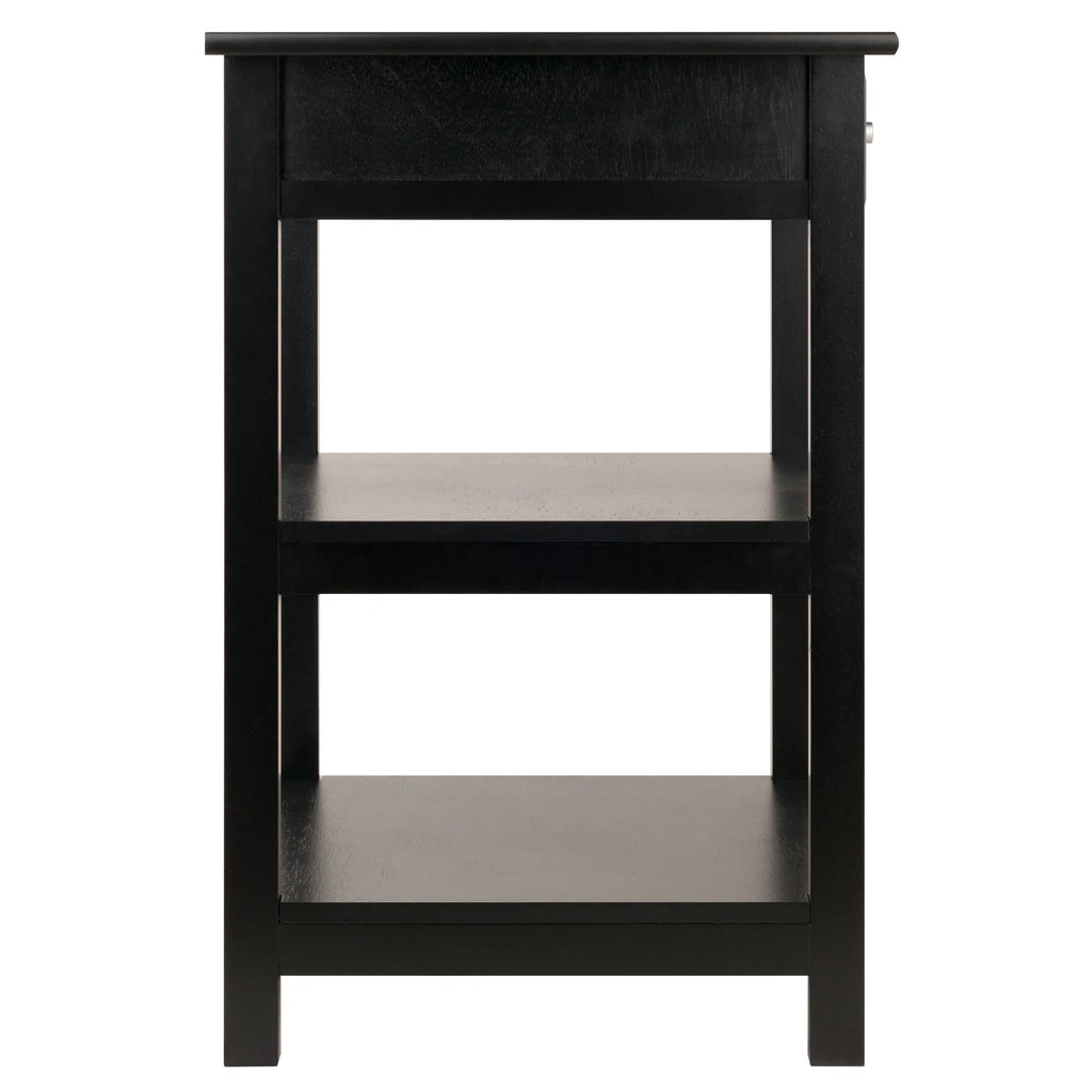 Black Finish Printer Stand U481530
