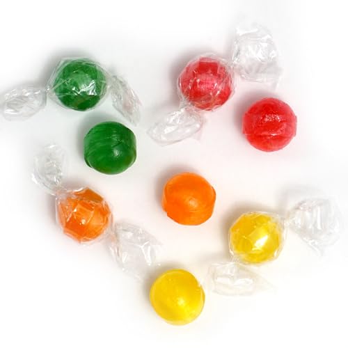 Assorted Sour Candy Balls, 1 Pound Bulk Candy, Individually Wrapped Hard Candy N898993