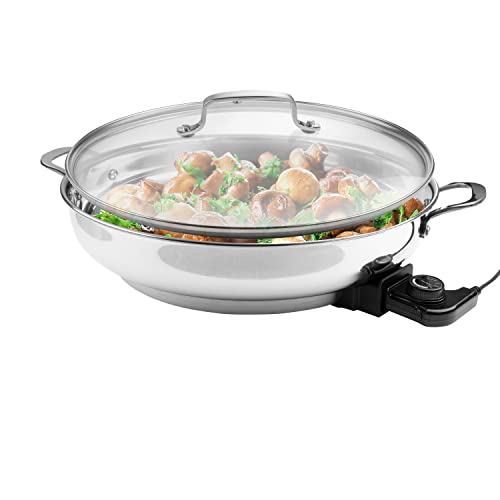 Stainless Steel Electric Skillet X255