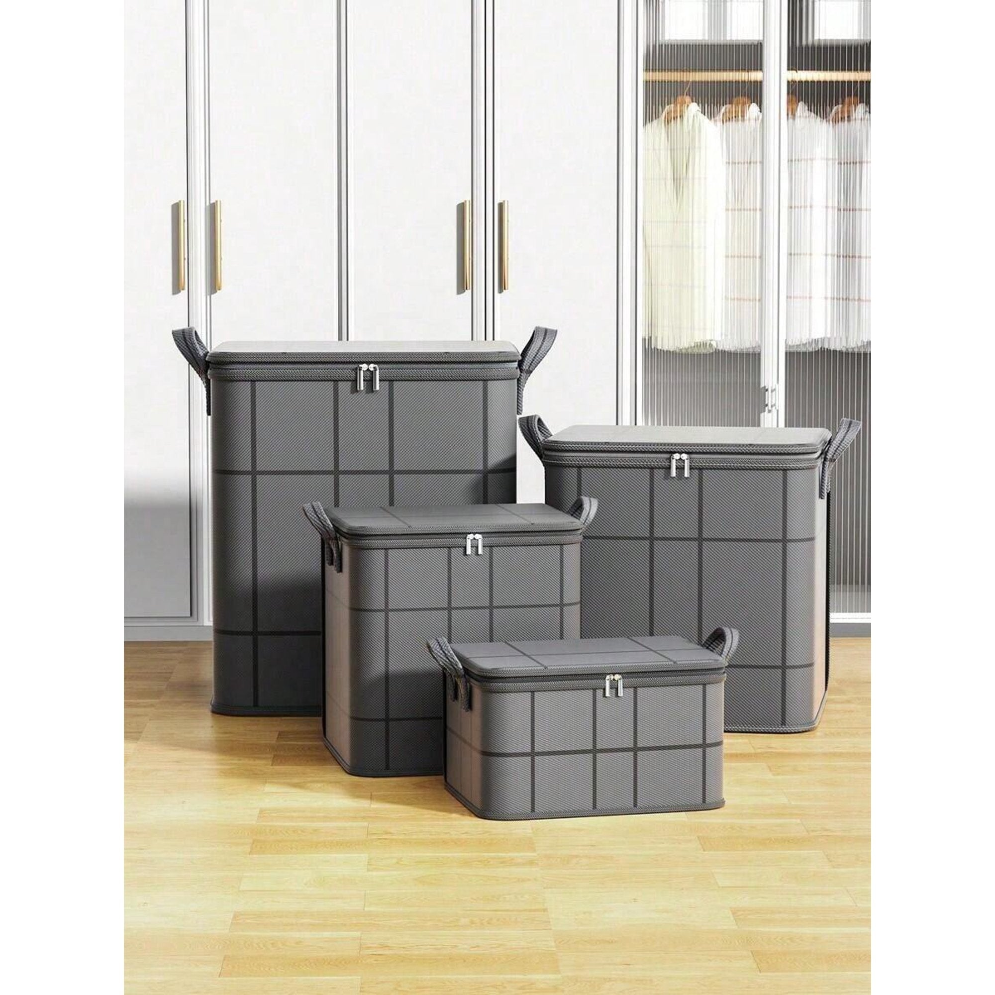 Black Thickened Foldable Storage Bag F1276