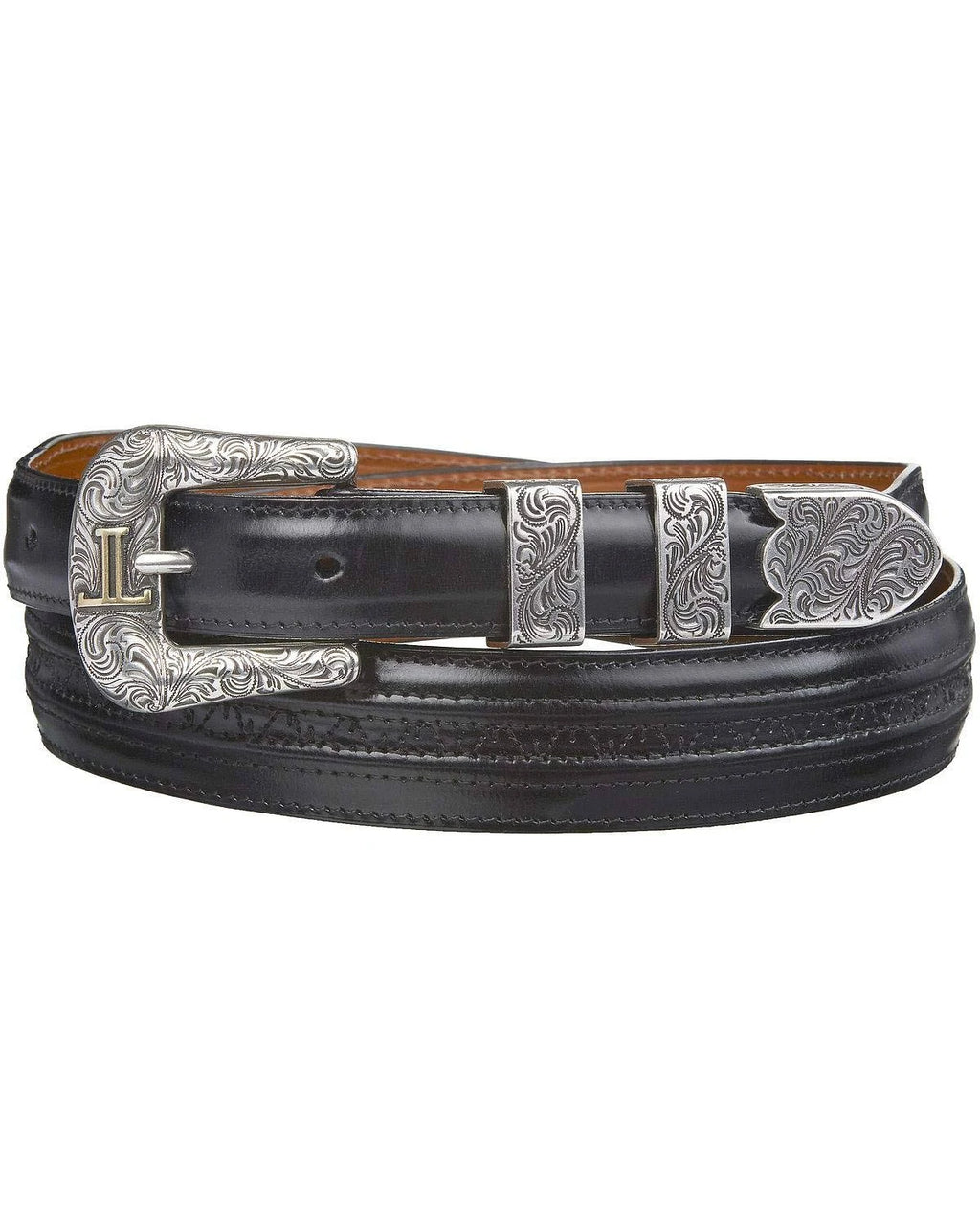 Black Tapered Goat Belt R511