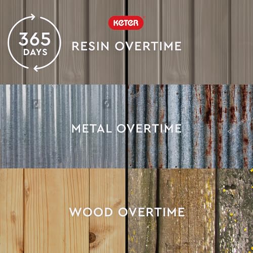 6x3 Outdoor Storage Shed Kit, Taupe & Brown I14491