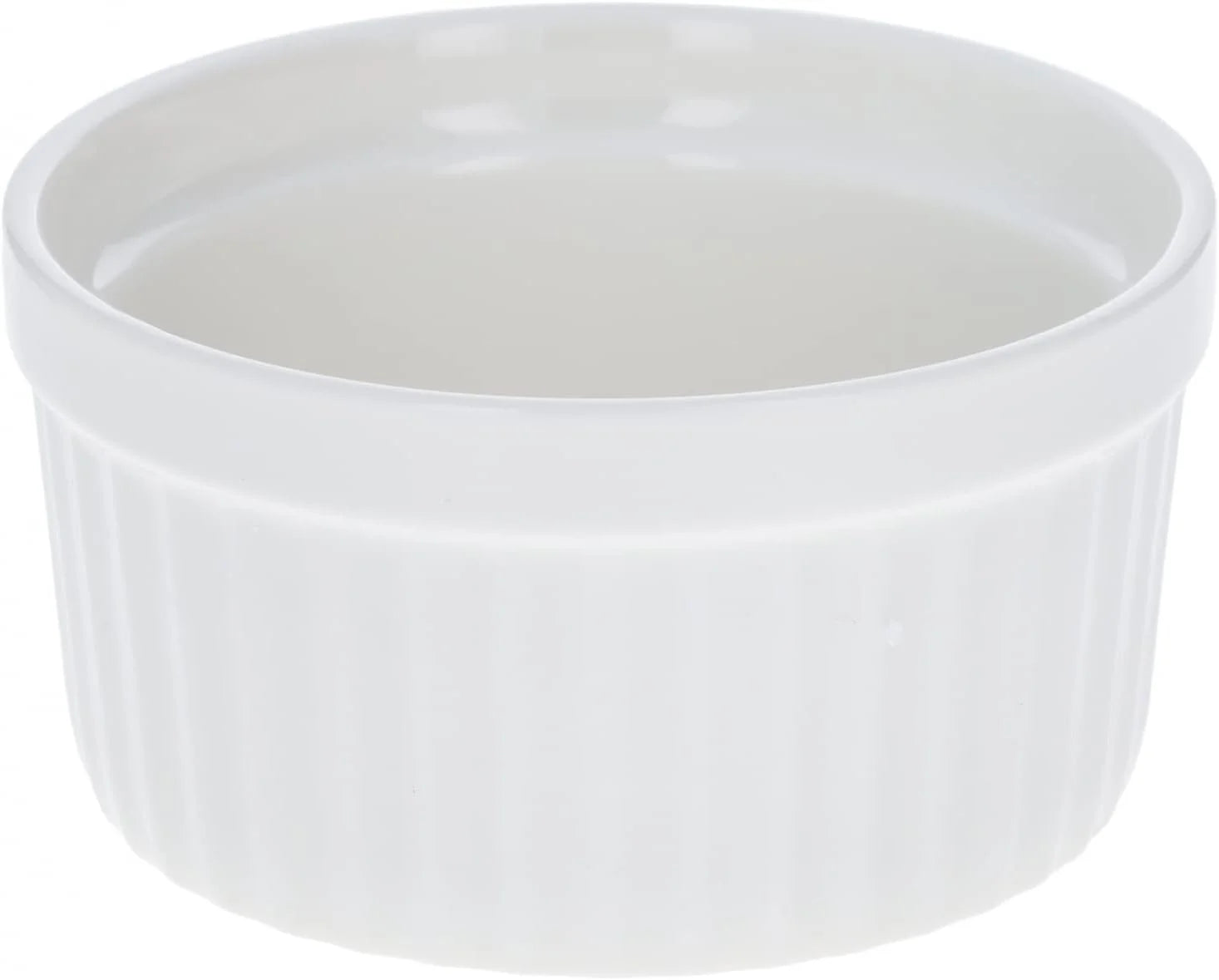 White 4Oz Porcelain Dessert Cups Set N57793