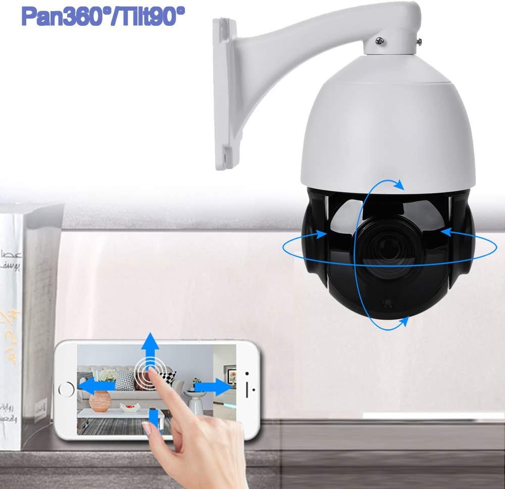 4K PTZ 8MP Security Camera with 30x Optical Zoom and Night Vision M7793