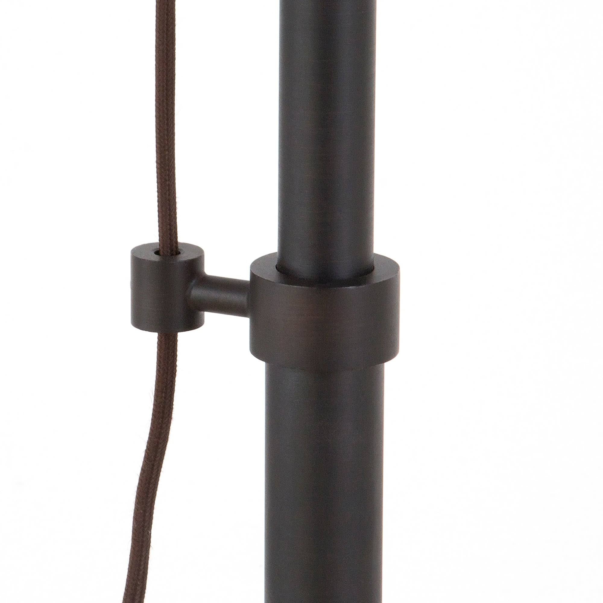 Blackened Bronze Floor Lamp with Pulley System S8576