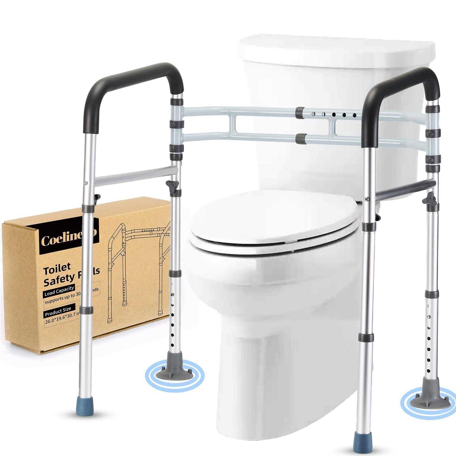 Adjustable Detachable Toilet Safety Rail K6627