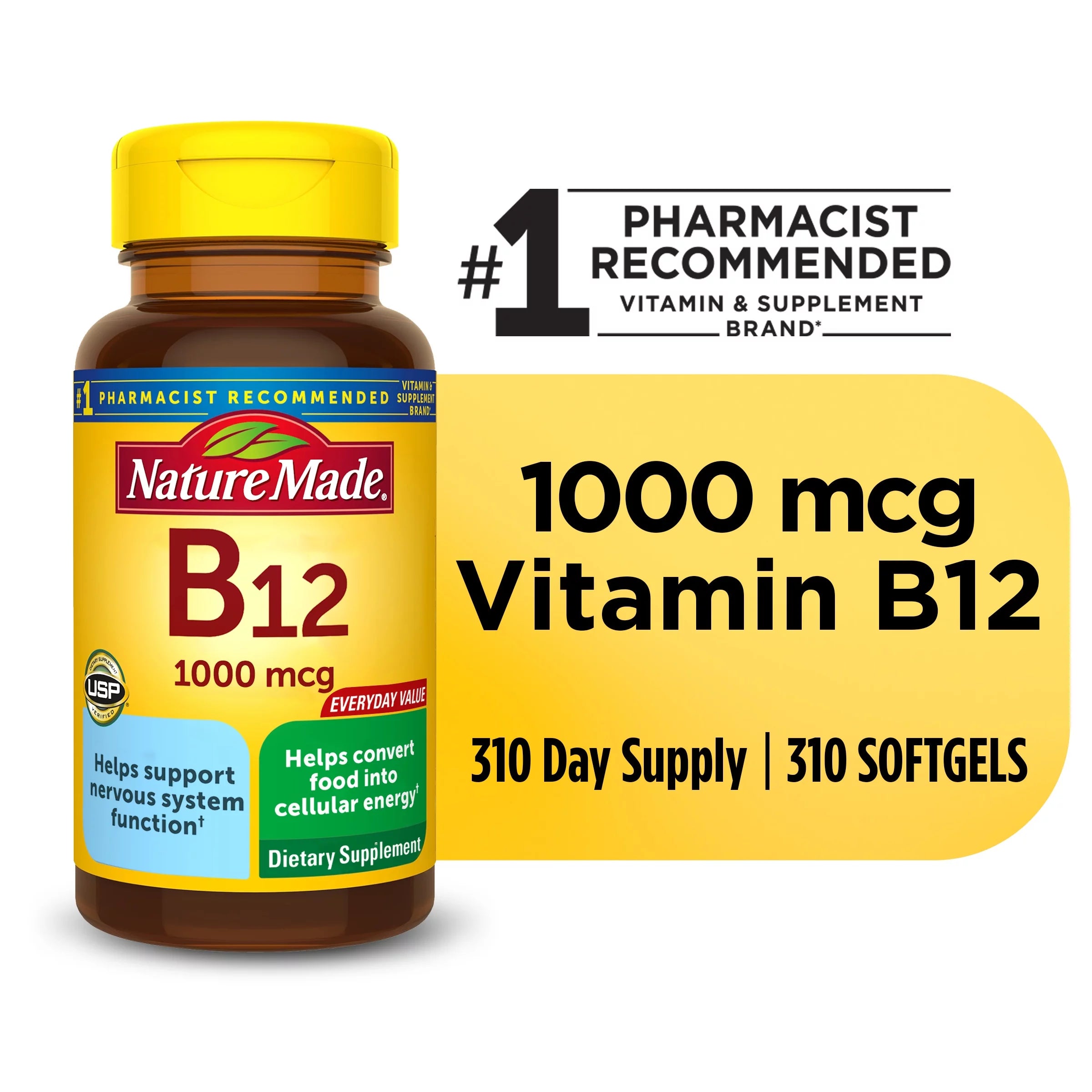 Vitamin B12 1000 mcg Softgels, 310 Count X86502