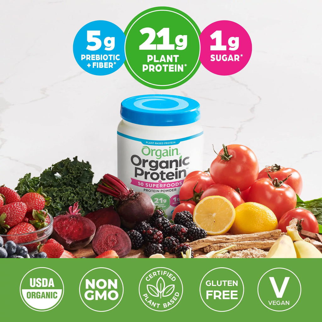 Vanilla Bean 21g Plant Based Protein Powder 2.02lb A20150
