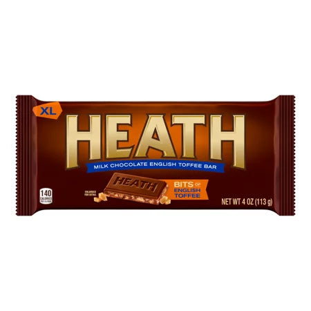 Extra Large English Toffee Candy Bar - 4.0 Oz (Pack of 8) I944099