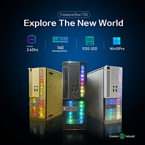 RGB Gaming Desktop PC, Intel Core i5, 16GB RAM, 512GB SSD, 24 Inch Monitor Z53983