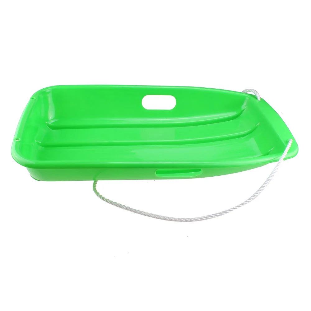 Green Plastic Snow Sled, 25.6*14.2*4.3 inch F212140
