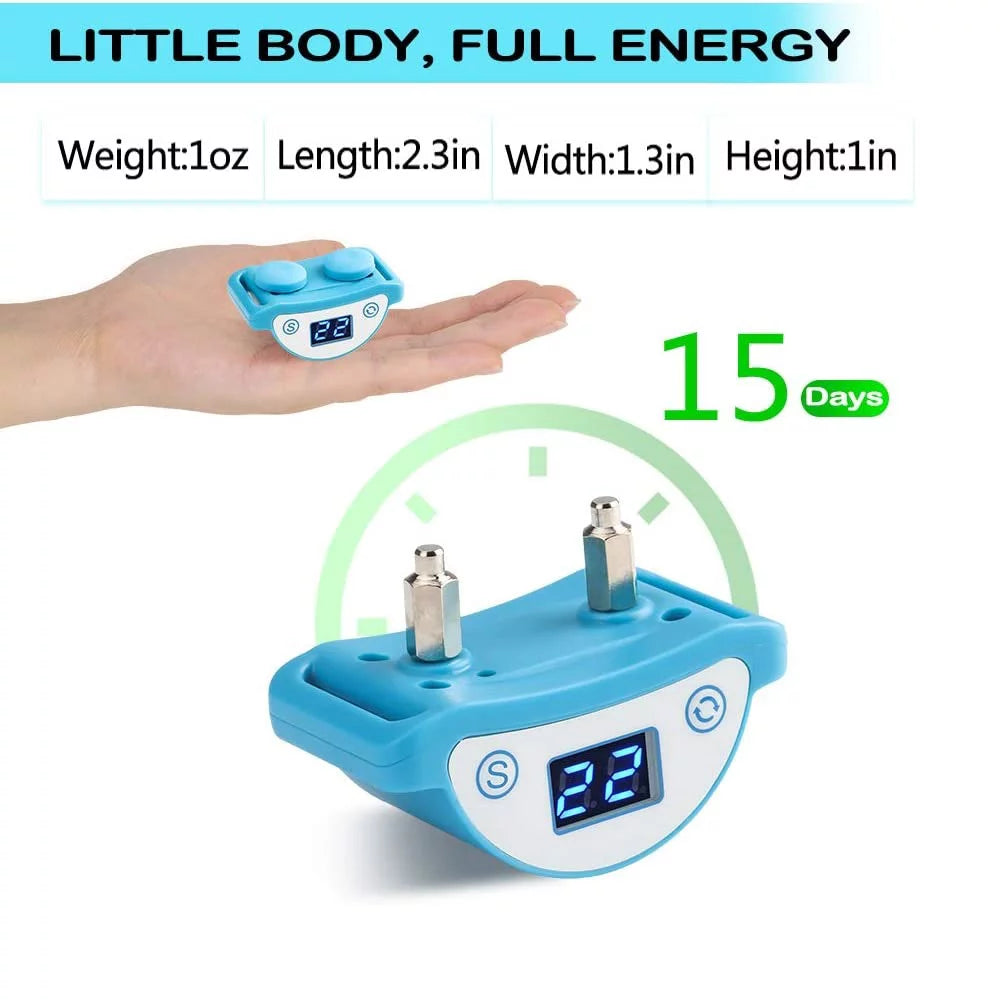 Cat Shock Collar with Sound Vibrate and Shock 3 Working Modes Waterproof Rechargeable Q5108