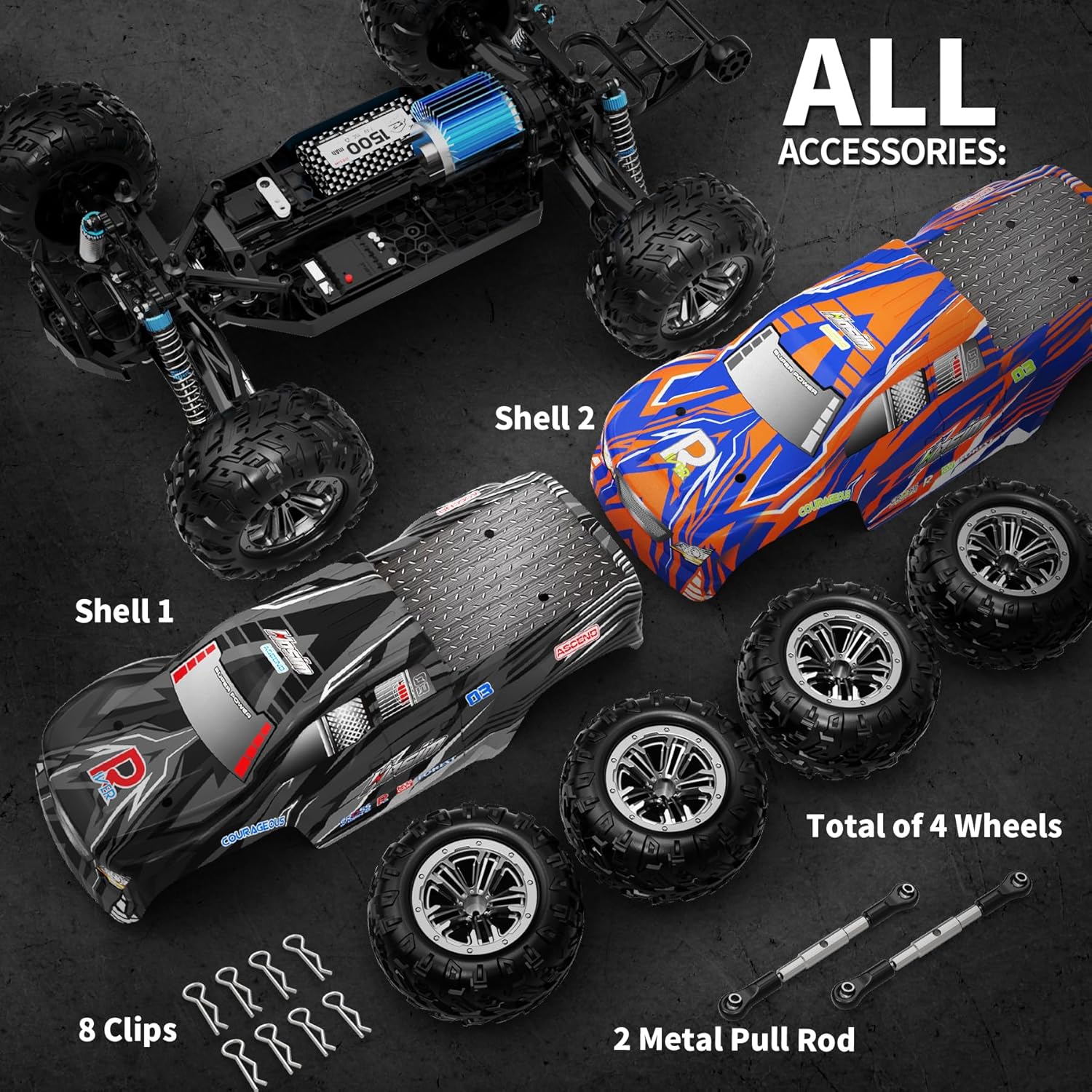 1:10 Scale 48+ KMH Remote Control Car & 60+KMH Brushless Rc Cars C133