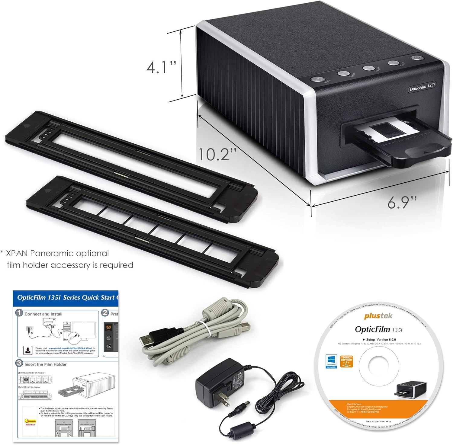 Automatic 35mm Film & Slide Scanner with 7200 dpi Resolution R68510