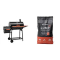 30 Barrel Charcoal Grill with Side Table, 627 Square Inches, Black C20031