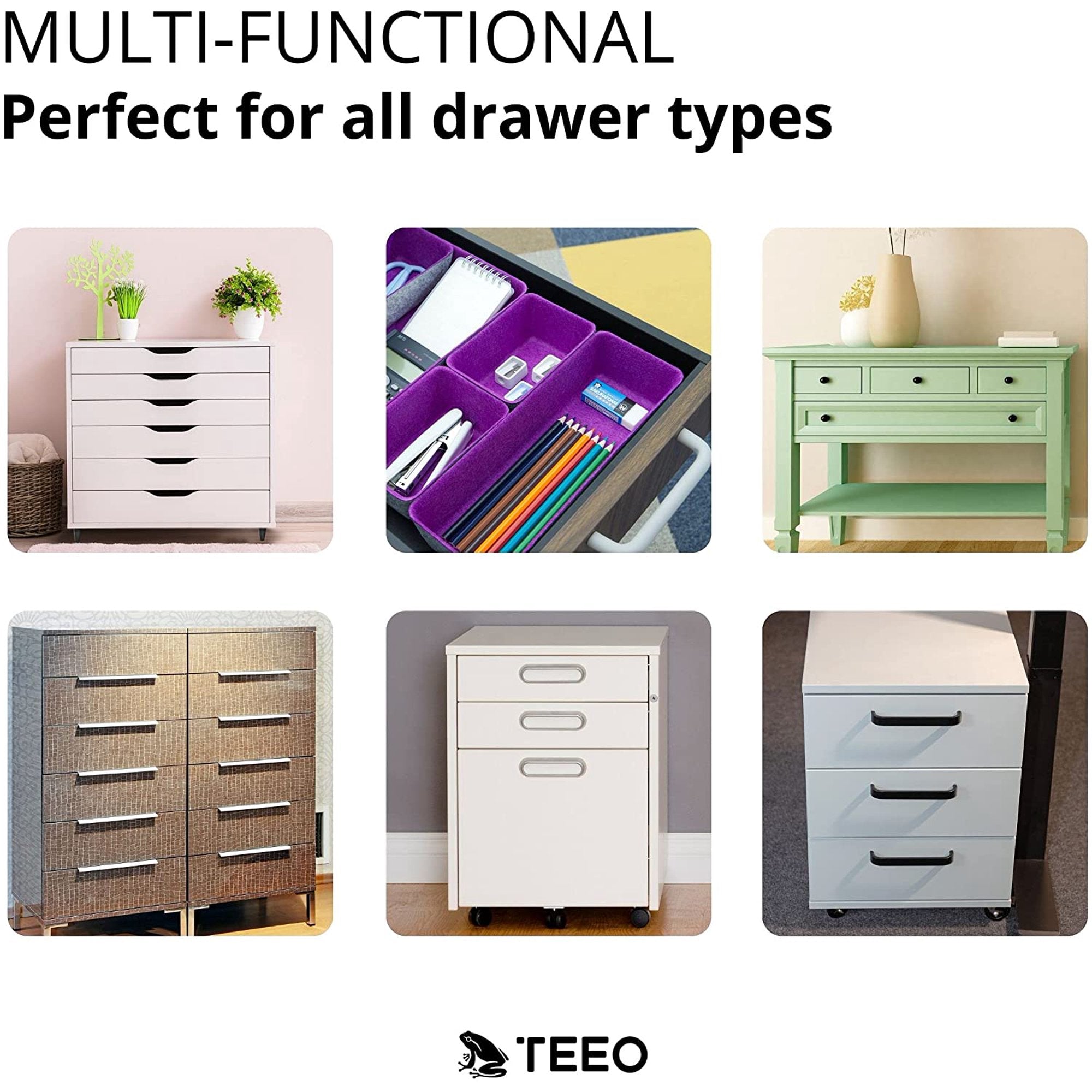 Felt Drawer Organizer Pack of 9 I1534