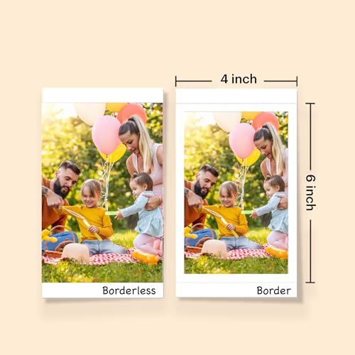 4x6 inches Instant Photo Printer with 90 Sheets H61312