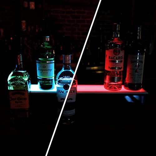 LED Liquor Bottle Display Shelf - 1 Tier - 36" U893