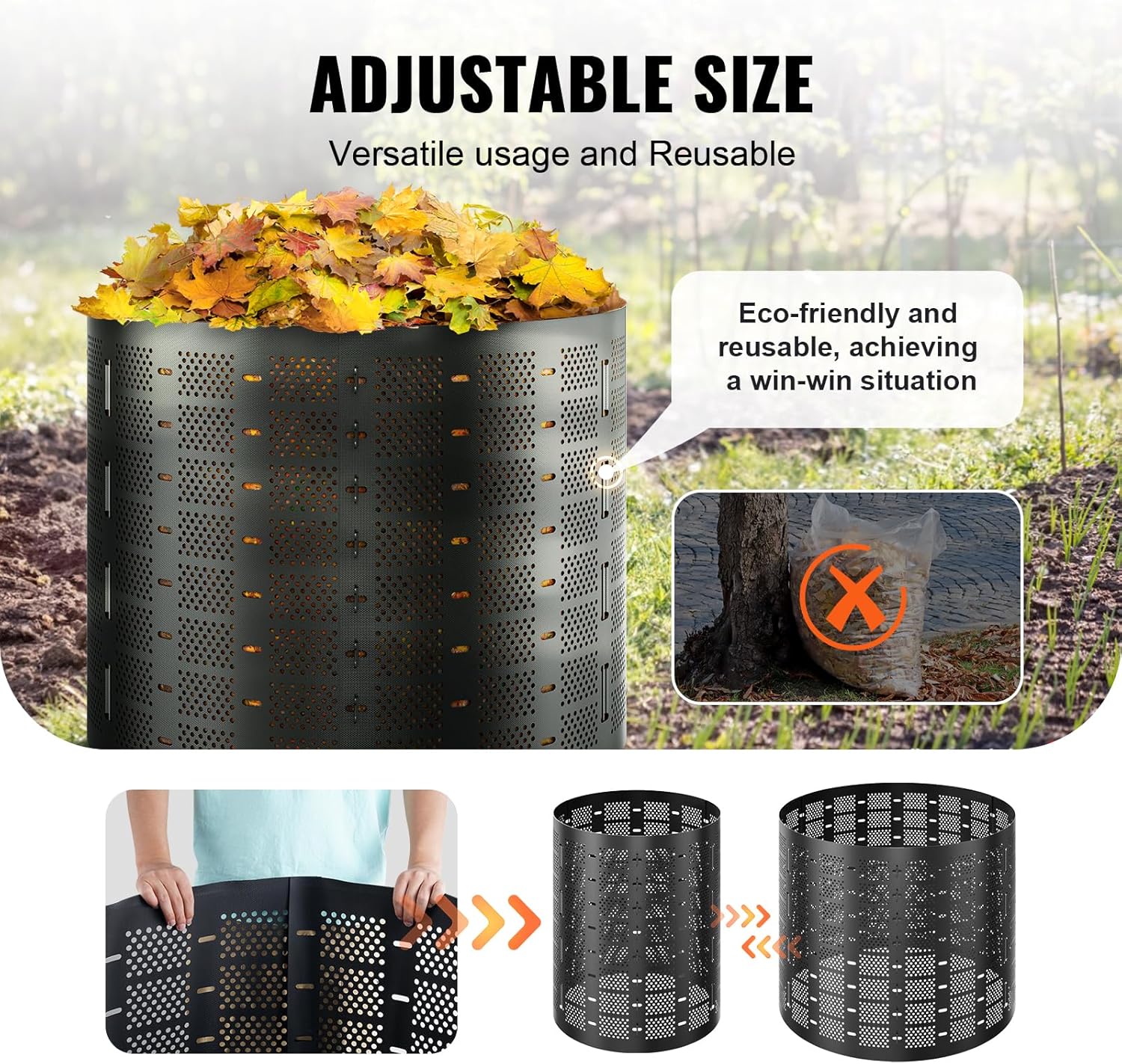 220 Gallon Expandable Composting Bin G9590