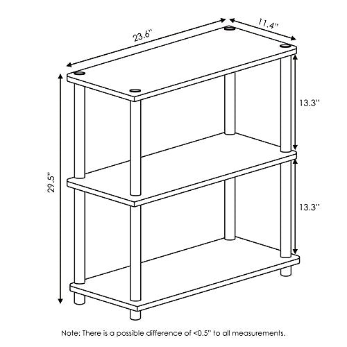 Dark Cherry 3-Tier Multipurpose Shelf Z811