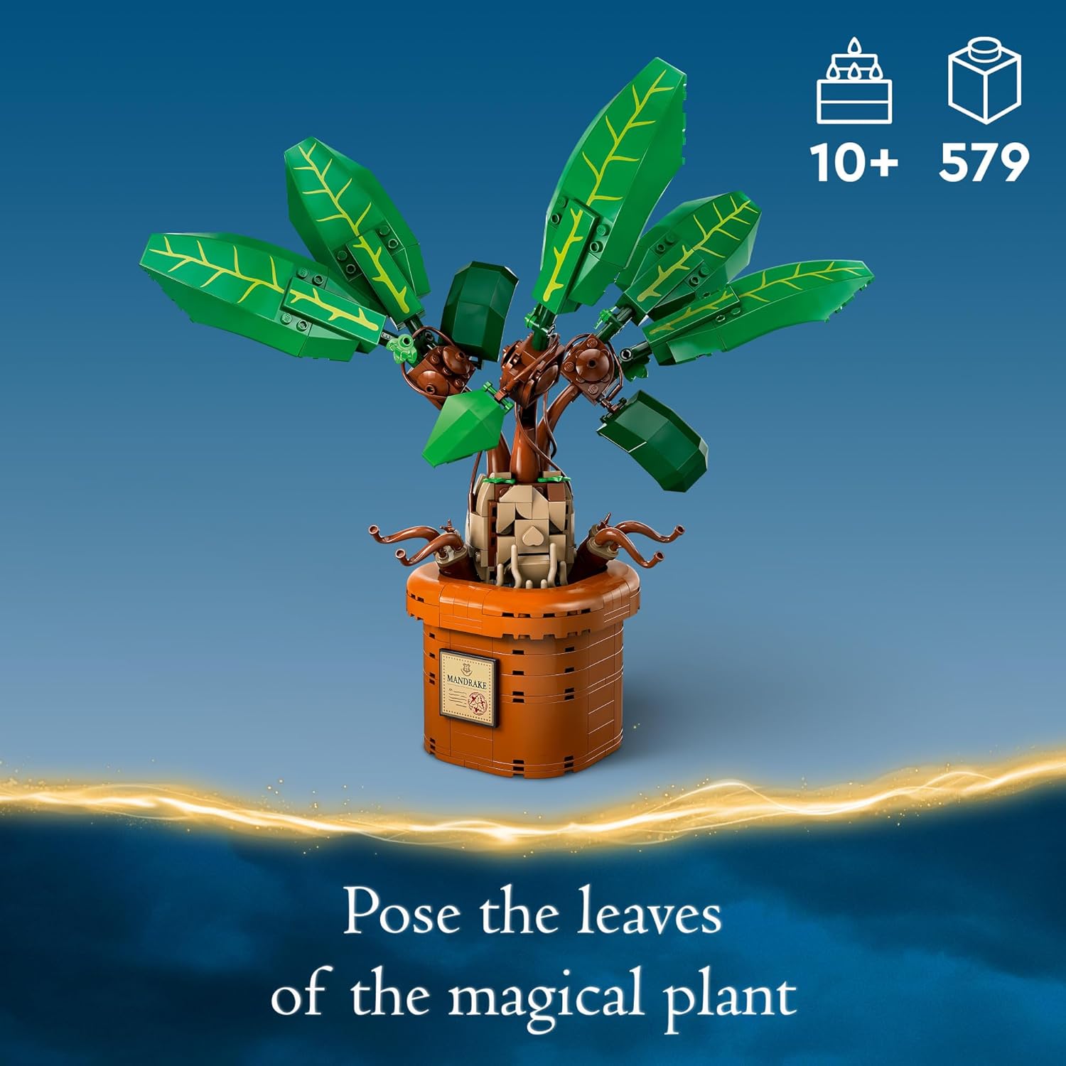 Mandrake Figure & Pot Plant Toy F76962