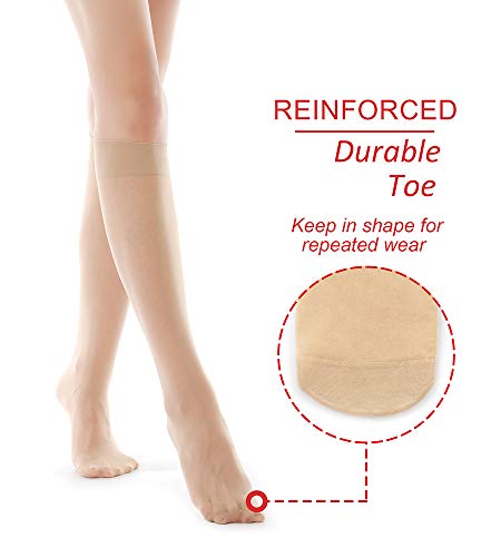 9 Pairs Knee High Pantyhose 20D Nylon Stockings O55555