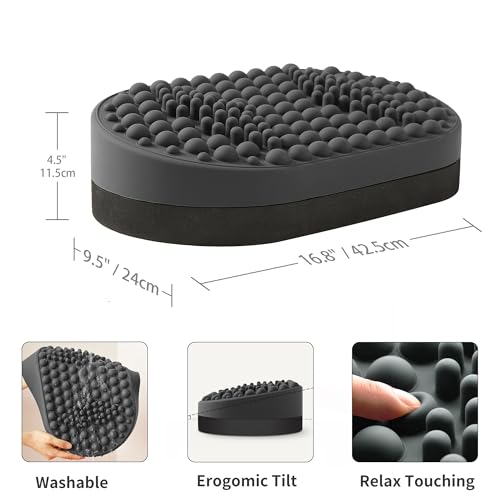 Gray Soft Silicone Foot Rest U44935
