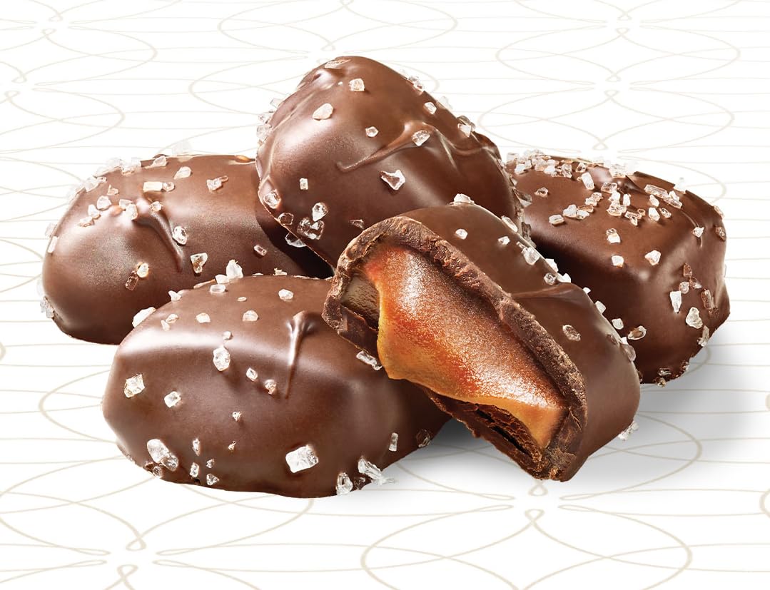 Dark Chocolate Sea Salt Caramels 3-Pack (3 x 7 oz. pouch) A5955