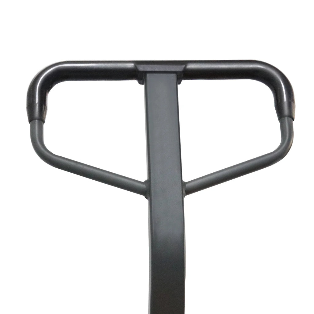 3300lb Cap. Semi-Electric Pallet Straddle Stacker with Adjustable Fork 98" Raised Height C6791