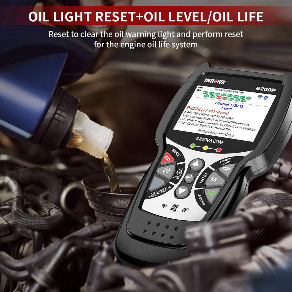 OBD2 Scanner with Battery Registration Oil Light Reset G745