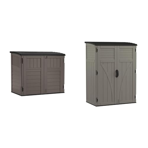 Outdoor Storage Shed, Horizontal, 4' x 2.5', Stoney Grey Z50604