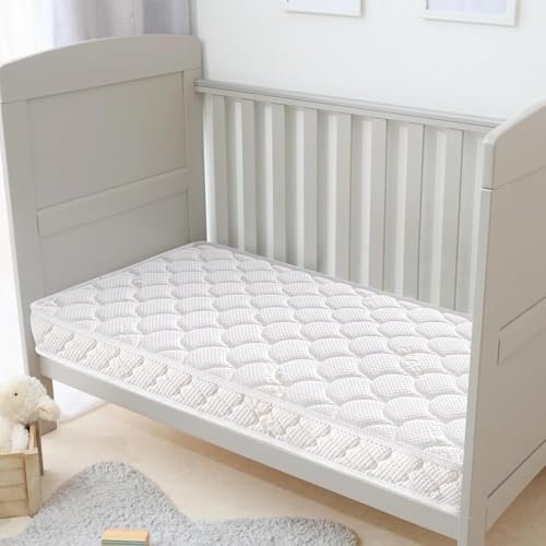 52" x 27.6" x 5" 100% Knitted Fabric Crib Mattress W304097