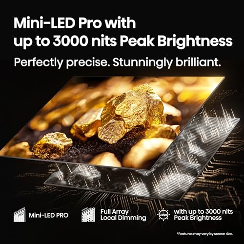 85" Mini-LED ULED 4K UHD Google Smart TV, QLED, Native 165Hz, HDR10+, Dolby Vision IQ J85146