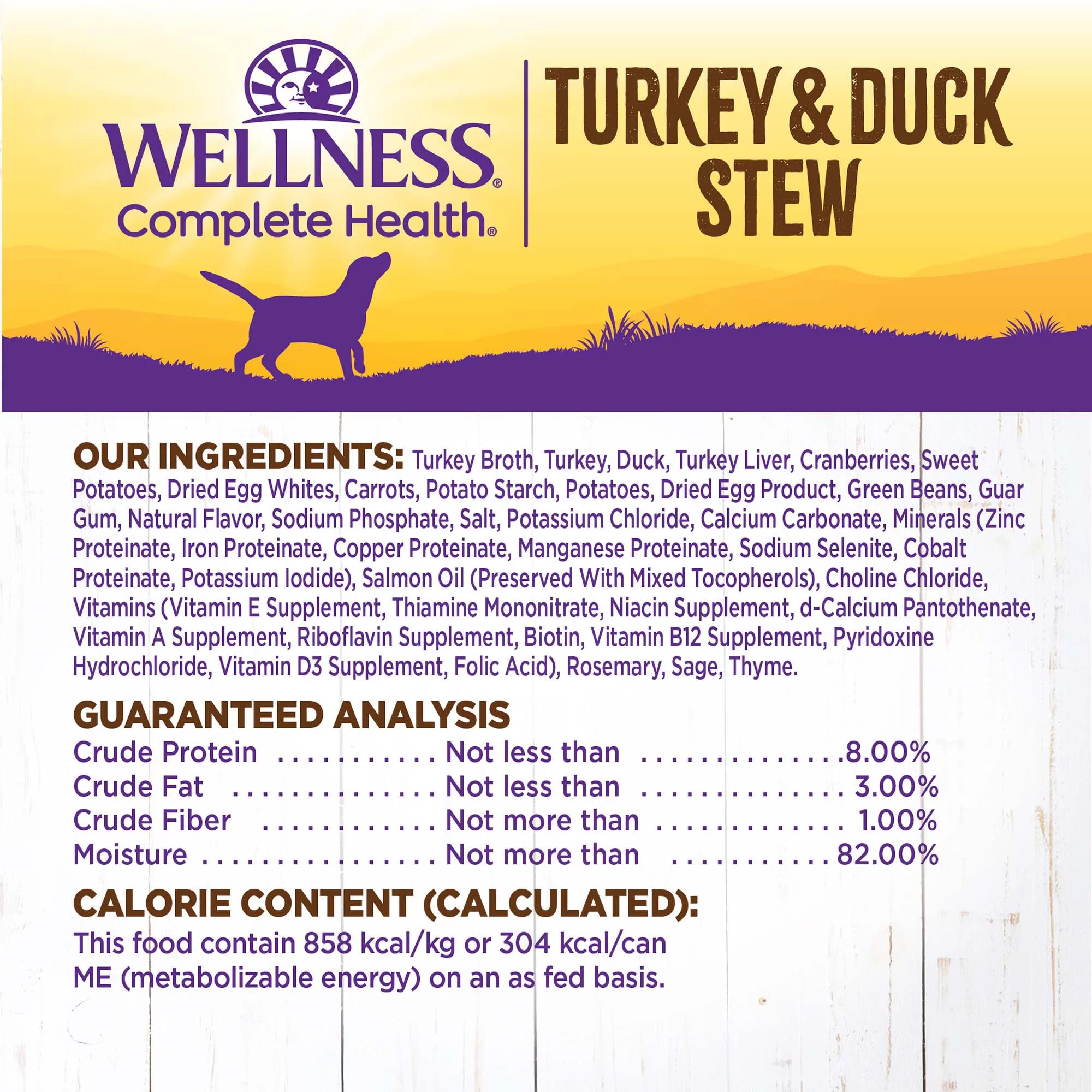 Thick & Chunky Natural Grain Free Canned Dog Food, Turkey & Duck Stew, 12.5-Ounce Can (Pack of 12) L491630