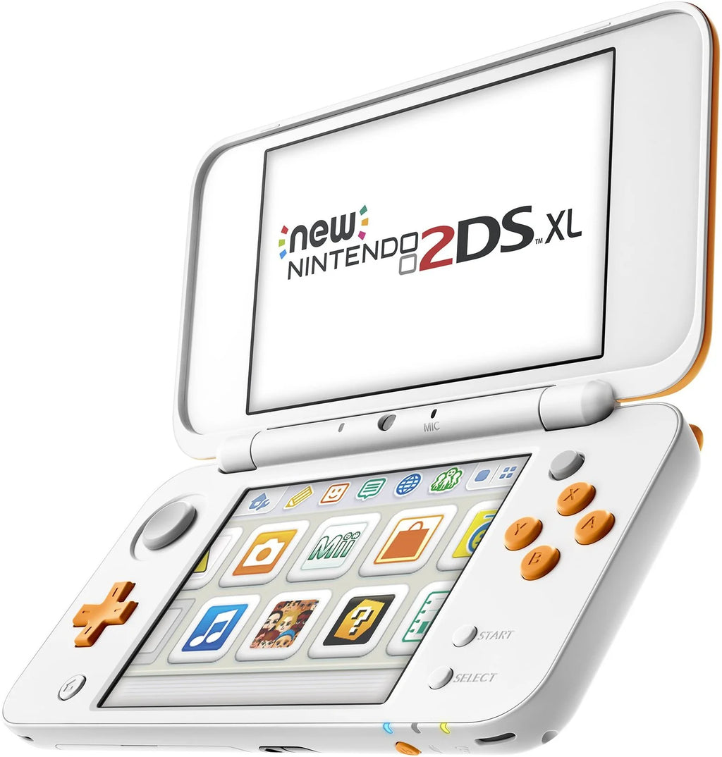 White & Orange Portable Gaming Console F24743